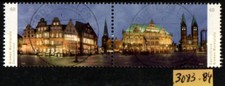 BRD Mi. 3083-84 gest. Verden/A. Panorama Bremen Marktplatz comprar usado  Enviando para Brazil