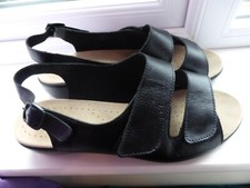Hotter black leather for sale  BIDEFORD