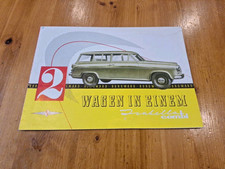 Prospekt brochure borgward gebraucht kaufen  Manderscheid