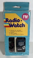 Antigo relógio de quartzo rádio FM radiodigito na caixa funciona, usado comprar usado  Enviando para Brazil
