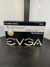 Placa de vídeo EVGA Nvidia GeForce 6200 512MB DDR2 SDRAM, PCI. (512-P1-N402-LR) comprar usado  Enviando para Brazil