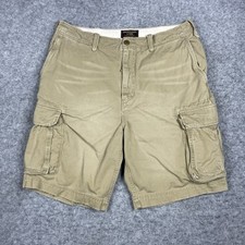 Bermuda de carga militar pesada Abercrombie & Fitch vintage fadiga masculina 34 bege comprar usado  Enviando para Brazil