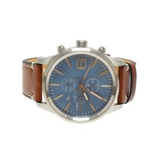Relógio masculino Diesel cronógrafo raspador pulseira de couro marrom 50x59mm F1323 comprar usado  Enviando para Brazil