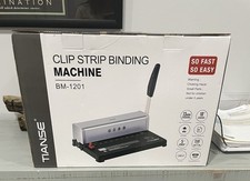 Máquina de encadernação Tianse BM-1201 CLIP STRIP. 350 folhas MAX PUNCHING. 10 FUROS comprar usado  Enviando para Brazil