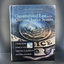Mindtap Course List Ser.: Constitutional Law and the Criminal Justice System comprar usado  Enviando para Brazil