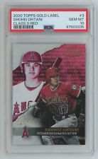 2020 Topps Gold Label Baseball Class 3 Red Shohei Ohtani 25/02 #3 PSA 10 comprar usado  Enviando para Brazil