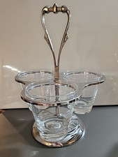Vintage chrome condiment for sale  Pinson