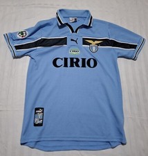 Camisa de futebol Lazio 1998 Home XL Nedved #18 *autêntica* nova H23 comprar usado  Enviando para Brazil