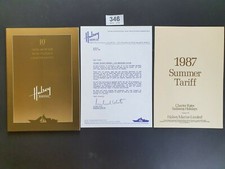 SUPER CZARTER JACHT BROSZURA HALSEY MARINE 1987 + CENNIK/LIST RZADKI na sprzedaż  Wysyłka do Poland