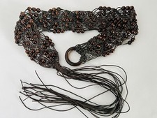 Vintage beaded macrame for sale  LONDON