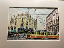 Dipinto acquerello milano usato  Ospedaletti