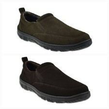 Chinelos George Masculinos Marrom ou Oliva Camurça Genuína Robustos Sapatos: P-XL comprar usado  Enviando para Brazil
