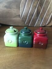 Creuset stoneware condiment for sale  DUNFERMLINE