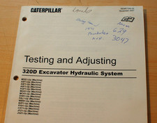 Sistemas hidráulicos de escavadeira de esteiras CATERPILLAR 320D teste ajuste reparo manual comprar usado  Enviando para Brazil