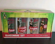 Conjunto de quatro copos de vidro Buddy the Elf 10 oz Natal prata Buffalo Will Ferrell comprar usado  Enviando para Brazil