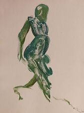 Pintura de desenho original THE WALKER PERSONNAGE personagem CORPO figura OBRA DE ARTE, usado comprar usado  Enviando para Brazil