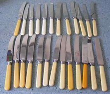 Vintage dessert knives for sale  MORPETH