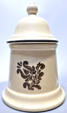 Vaso de açúcar Pfaltzgraff Village bege oliva tigela cozinha bugigangas comprar usado  Enviando para Brazil