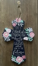 Wooden blue floral for sale  Cut Bank