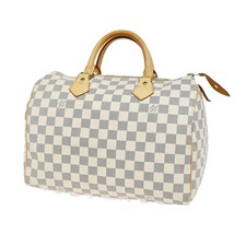 Bolsa de mão de viagem Louis Vuitton Speedy 30 couro Damier Azur WE N41370 74YH442 comprar usado  Enviando para Brazil