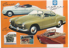 Usado, Cartão postal moderno VW Karmann Ghia grande formato por Jenna comprar usado  Enviando para Brazil