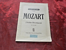 Mozart leichte divertimenti gebraucht kaufen  Elztal