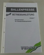 Betriebsanleitung fendt ballen gebraucht kaufen  Jever