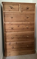 Large pine tallboy for sale  EXMOUTH