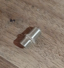 Conector de cabo coaxial 3GHz, extensor de cabo coaxial RG6 tipo F niquelado, usado comprar usado  Enviando para Brazil
