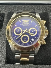 Usado, Invicta Speedway 3644 relógio de pulso masculino ouro prata 200M aço inoxidável quartzo comprar usado  Enviando para Brazil