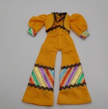 Macacão Barbie Clone Mod Peggy Ann Shillman vintage arco-íris dourado metálico sino RARO comprar usado  Enviando para Brazil