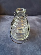 Fardo de arame vintage de vidro com pés colmeia mosca vespa apanhador de insetos, usado comprar usado  Enviando para Brazil