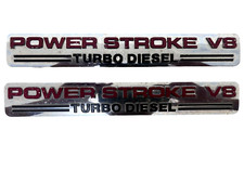 Usado, 03-04 Ford F250 F350 6.0 6.0L Powerstroke V8 Turbo Diesel emblema de porta fabricante de equipamento original comprar usado  Enviando para Brazil