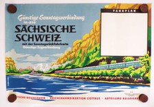 Reichsbahn plakat sächsische gebraucht kaufen  Neugersdorf