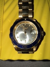 Invicta relógio masculino mergulhador profissional quartzo tom dourado mostrador pulseira de aço 14124 com caixa comprar usado  Enviando para Brazil
