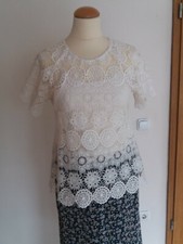 Bluse weiß blumen gebraucht kaufen  Neuburg a.d.Donau