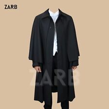 Casaco social Inverness - Casaco de lã Callahan Frock, casaco espanador masculino, preto comprar usado  Enviando para Brazil