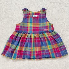 Vestido Jumper Xadrez Arco-íris Vintage Feito nos EUA (24 Meses) comprar usado  Enviando para Brazil