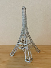 Estátua Torre Eiffel de metal 12" réplica estatueta decoração lembrança 1 peça prata comprar usado  Enviando para Brazil