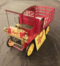 Vintage 1910 Palhas Caminhão de Entrega de Cerveja Exibição de Parede com Caixas de Cerveja como Carga comprar usado  Enviando para Brazil