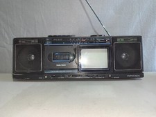 RADIO SHACK PORTAVISION MONITOR DE TV AM/FM BOOMBOX GRAVADOR CASSETE TESTE 18-119D, usado comprar usado  Enviando para Brazil
