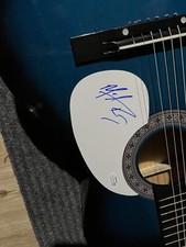 GUITARRA AUTOGRAFADA ASSINADA POR COUNTRY STAR MICHAEL RAY 🎸 ACOA CERT WHISKEY AND RAIN comprar usado  Enviando para Brazil