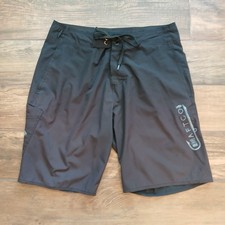 Bermuda de pesca masculina 32 preta híbrida AFTCO pesca praia surf, usado comprar usado  Enviando para Brazil