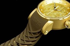 Novo com etiquetas Invicta S1 Yakuza Dragon 24J relógio automático pulseira marrom ouro fosco IP masculino comprar usado  Enviando para Brazil