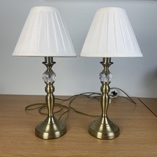 Brushed brass crystal for sale  CAMBRIDGE
