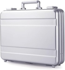 Metal business briefcase for sale  SALFORD