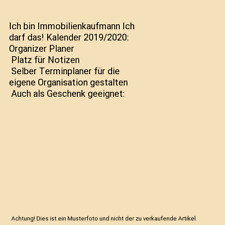 Immobilienkaufmann darf kalend gebraucht kaufen  Trebbin