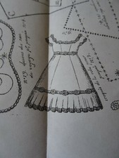 Ancien patron poupee d'occasion  France