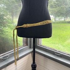 Macrame belt wooden for sale  Minneapolis