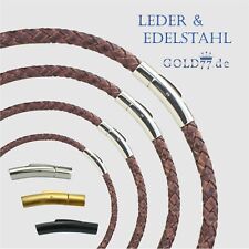 Lederkette geflochten vintage gebraucht kaufen  Prien a.Chiemsee